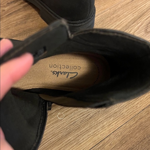 Clarks Black Ankle Boots for Women - Picture 6 of 6